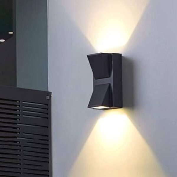 K-Light LED Up-Down Wall Light – 10W – Warm White | Indoor & Outdoor Waterproof